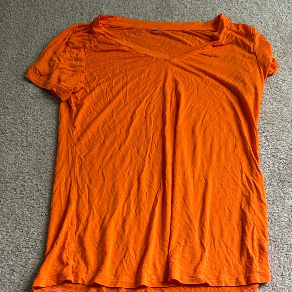 Amazon Bright Orange Short Sleeve Tee